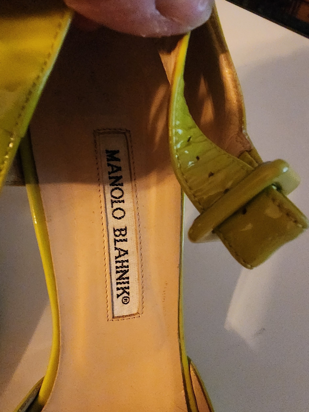 VINTAGE Manolo Blahnik 4 Inch Strappy Heels - Picture 5 of 7